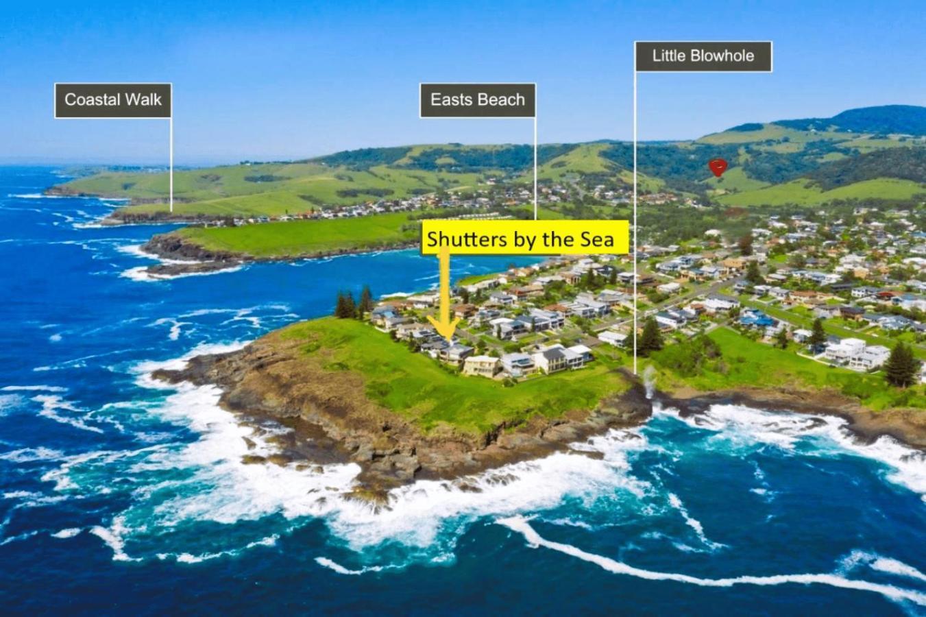 Shutters By The Sea Kiama-Sea Views-Waterfront-Private On Coastal Walk Apartment Exterior photo